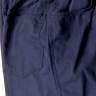Синие льняные брюки на резинке 23310273