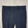 Классические мужские черные шерстяные брюки 92060214