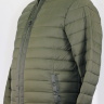 Зимняя куртка оливкового цвета без резинки 83070885