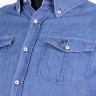 Рубашка джинсовая с коротким рукавом 17071273