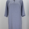 Деловое женское платье голубого цвета 84755303