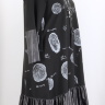 Расклешенное платье с вставками из искусственной кожи 82505303
