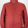 Мужская однотонная куртка красного цвета 23100807