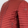 Мужская однотонная куртка красного цвета 23100807