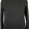 Трикотажная черная футболка с длинным рукавом 84132107