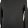 Трикотажная черная футболка с длинным рукавом 84132107