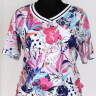 Нарядная блузка с цветочным принтом 21855460