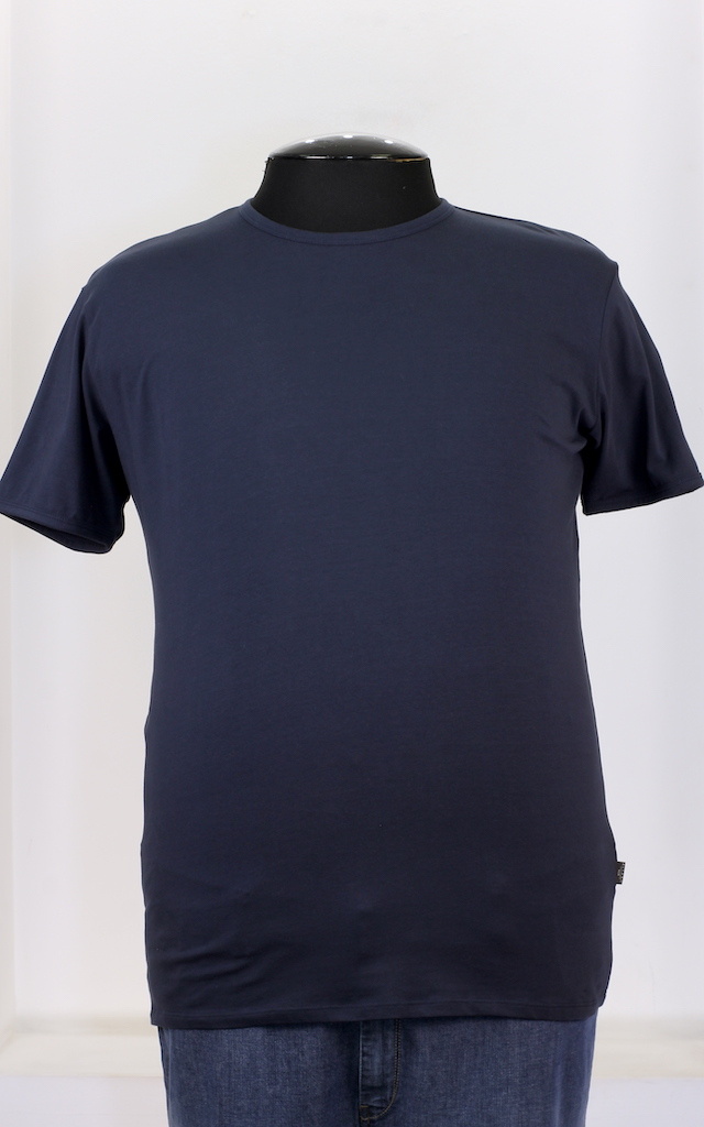 Мужская футболка большого размера с круглым вырезом арт. 92030779