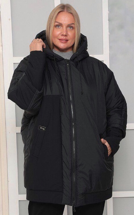 Женская утепленная куртка с капюшоном арт. 22670897