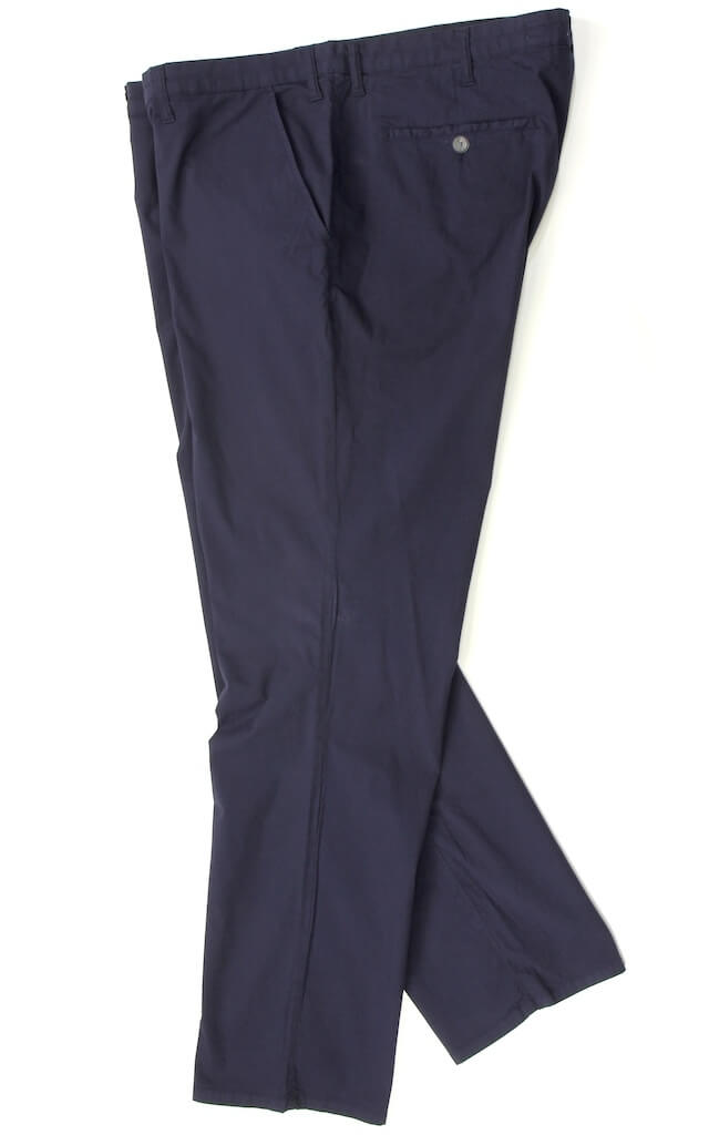 Хлопковые брюки темно-синего цвета арт. 93070224