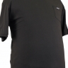 Черная хлопковая футболка на резинке 21320755