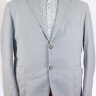 Бледно-серый хлопковый пиджак 24110151