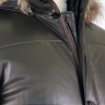 Зимняя кожаная куртка на пуговицах 15370813