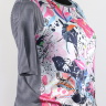 Стильная женская блузка с рукавами в полоску арт. 21855461