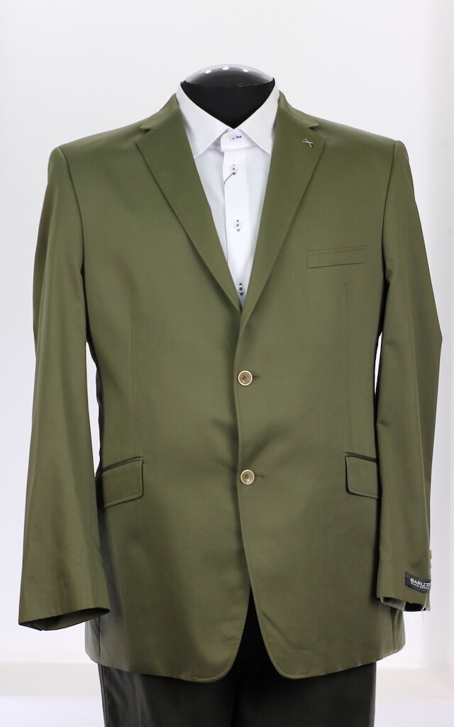 Мужской пиджак оливкового цвета арт. 24081101