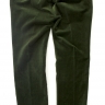 Вельветовые брюки темно-зеленого цвета 23060290
