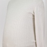 Мужской белый хлопковый джемпер большого размера арт. 82202207