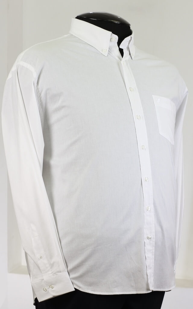Рубашка с длинным рукавом белого цвета арт. 23071106