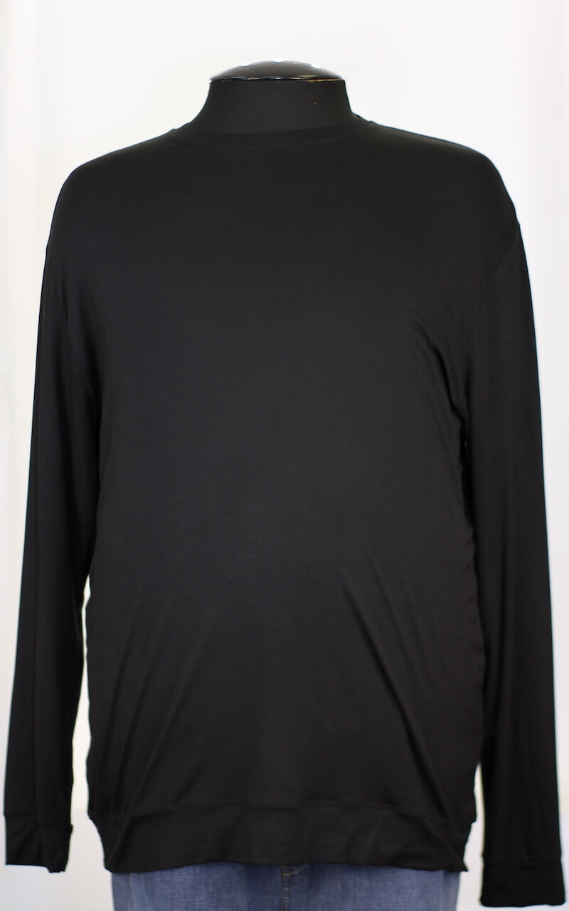 Темная футболка ОССО с длинным рукавом 84132108 