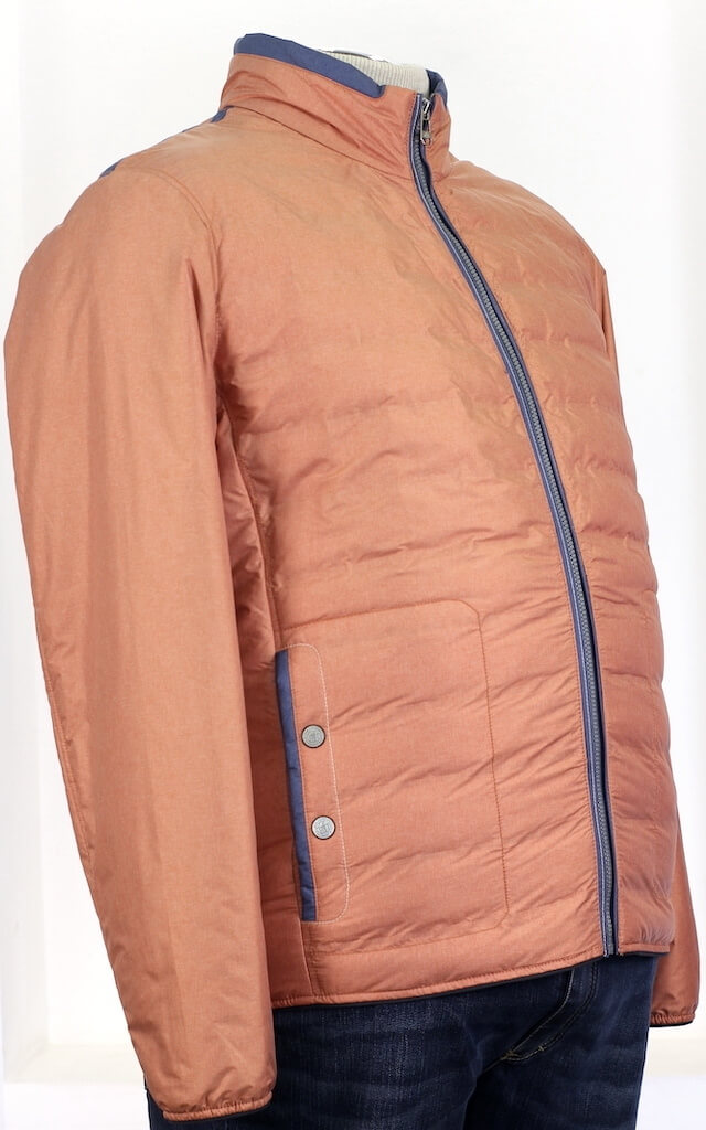 Демисезонная куртка оранжевого цвета арт. 82061024