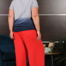 Широкие красные брюки материал вискоза 62670201