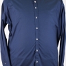Темно-синяя рубашка из эластичной ткани арт. 74241159