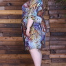 Нарядное женское платье с цветным принтом 97505302