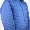 Зимняя голубая куртка большого размера 23310838