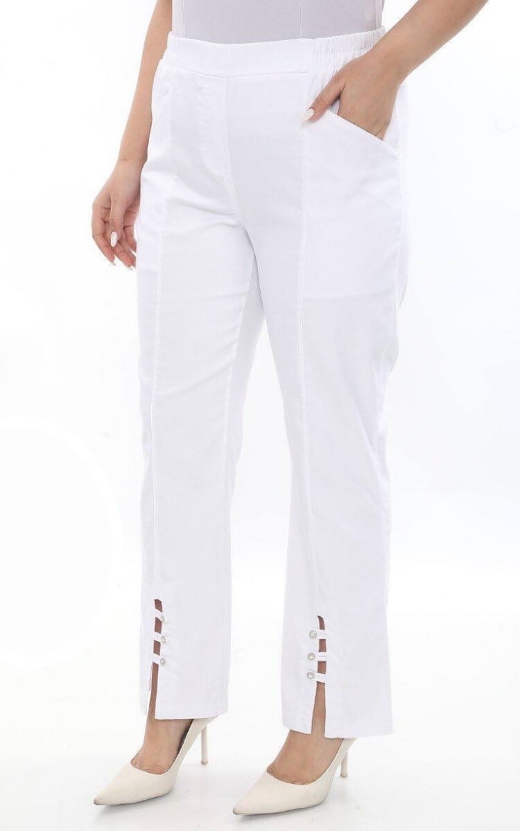Белые брюки женские 24670268