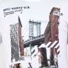 Хлопковая футболка с рисунком NYC 24030783