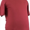 Бордовая футболка с круглым горлом 21320758