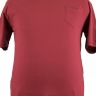 Бордовая футболка с круглым горлом 21320758