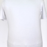 Мужская футболка белого цвета с О-горлом и высокой эластичностью  арт. 73030715