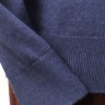 Серо-голубой пуловер в стиле casual 23282216