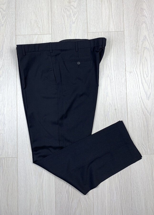 Классические мужские брюки темно-синего цвета 37050226