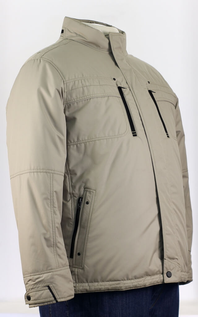 Демисезонная куртка светло-бежевого цвета арт. 84060838