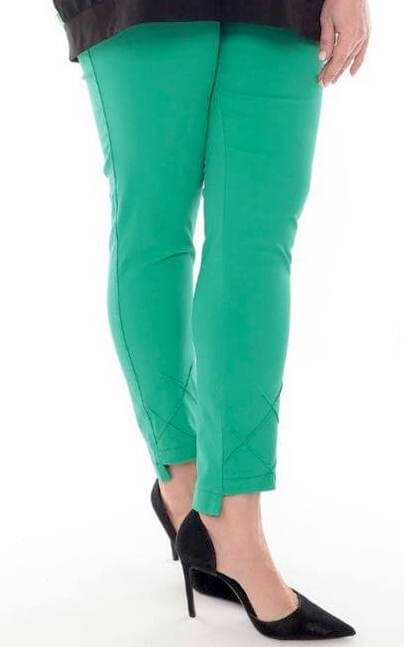 Зеленые летние брюки 23670235
