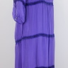 Шелковое платье пурпурного цвета