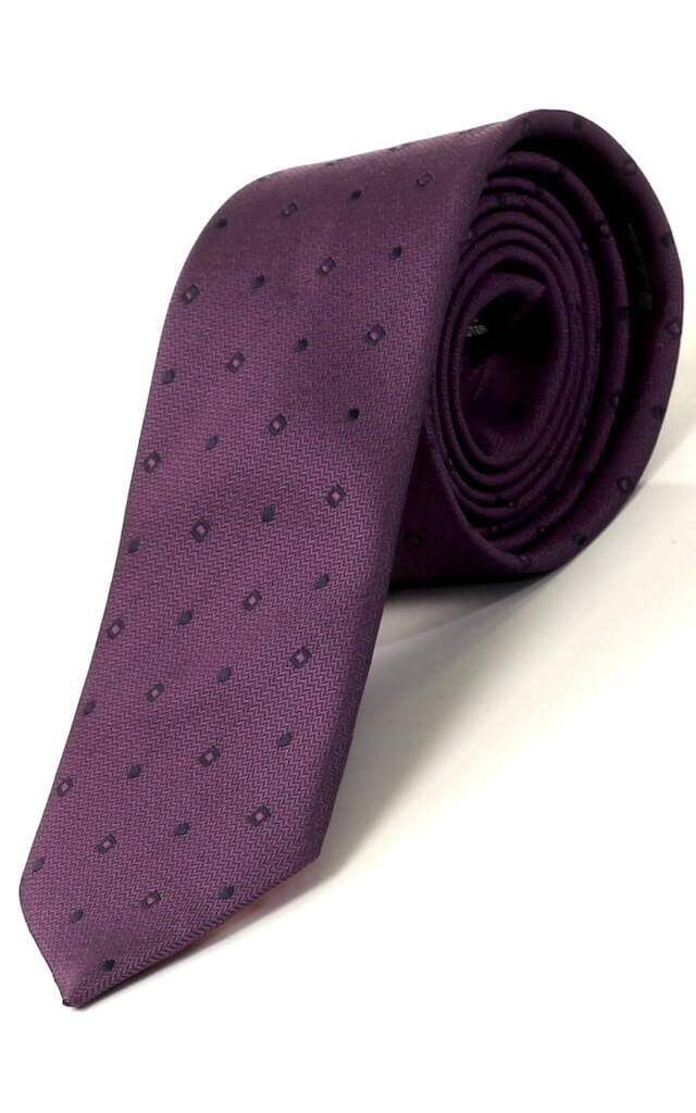 Фиолетовый галстук из микрофибры арт. 22368913