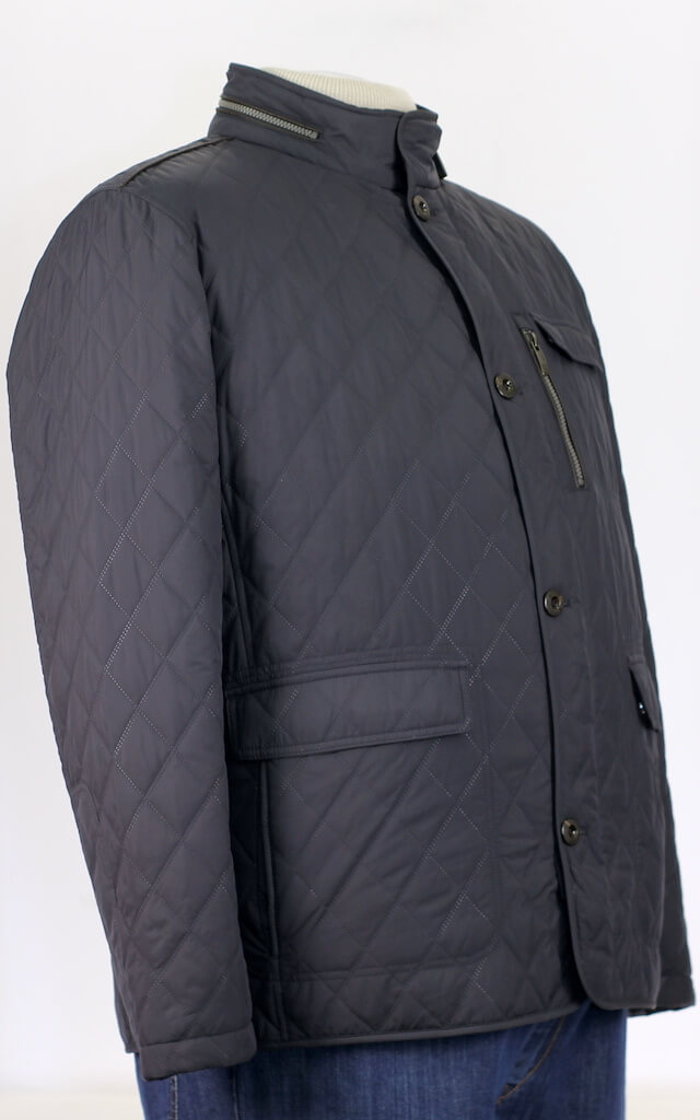 Стеганная демисезонная куртка с накладными карманами арт. 24060842