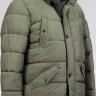 Мужская зимняя куртка оливкового цвета 23060873