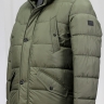 Мужская зимняя куртка оливкового цвета 23060873