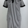Платье-рубашка в вертикальную полоску 81725301