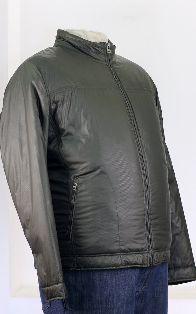 Куртка демисезонная теплая коричневого цвета арт. 74060807