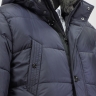Классическая зимняя куртка темно-синего цвета 23060876