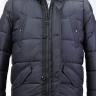 Классическая зимняя куртка темно-синего цвета 23060876