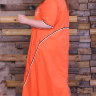 Длинное оранжевое платье большого размера арт. 92505304