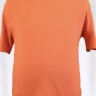 Оранжевая футболка из структурного хлопка 24130708