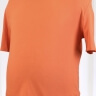 Оранжевая футболка из структурного хлопка 24130708