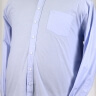 Классическая хлопковая рубашка с длинным рукавом 23071108